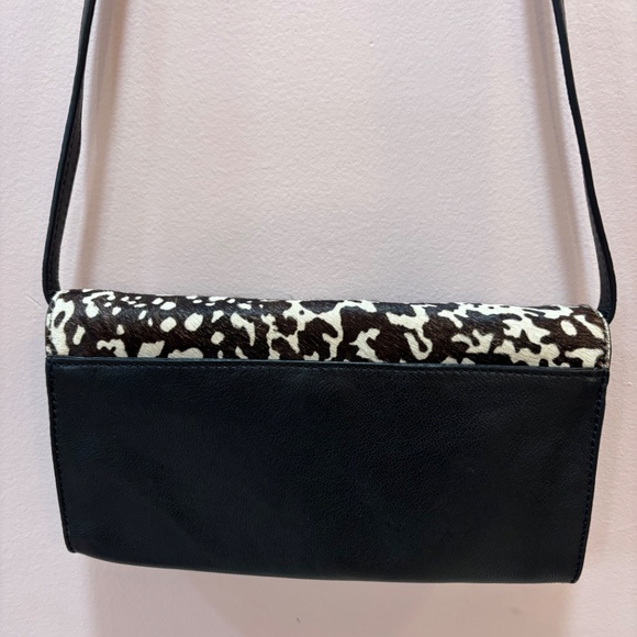 Michael Kors Calf Hair & Leather Crossbody – Buckle Detail - Picture 10 of 10